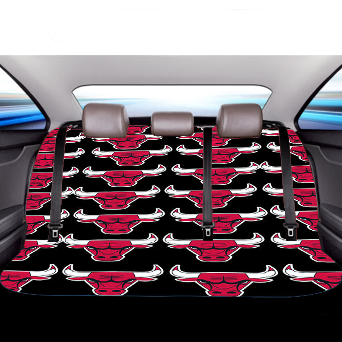 Chicago Bulls Basket Ball Car Back Rear Seat Covers