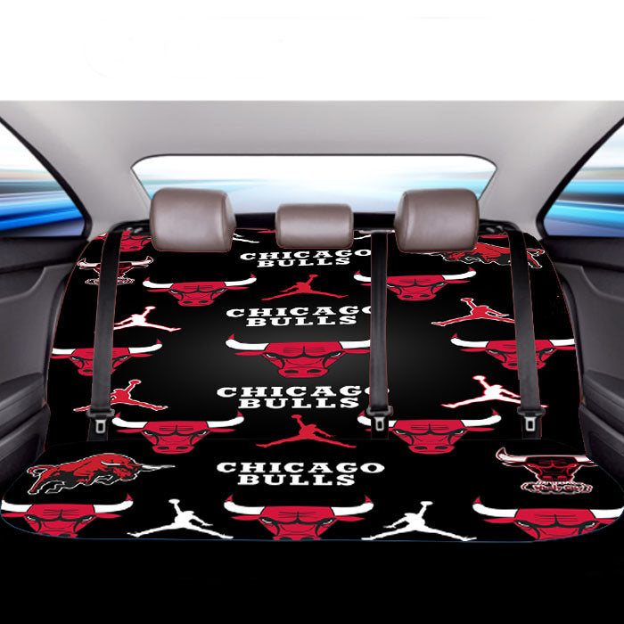 Chicago Bulls Collage Car Back Rear Seat Covers