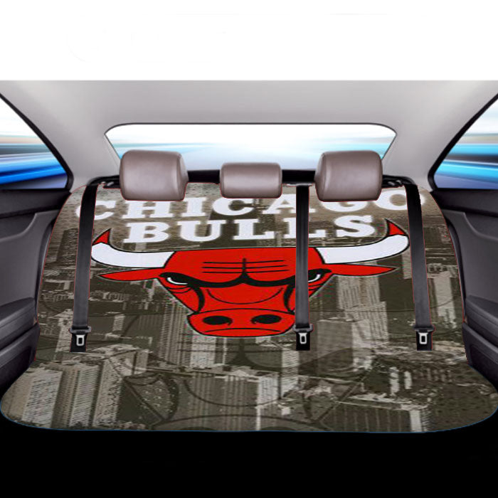 Chicago Bulls Fc Car Back Rear Seat Covers