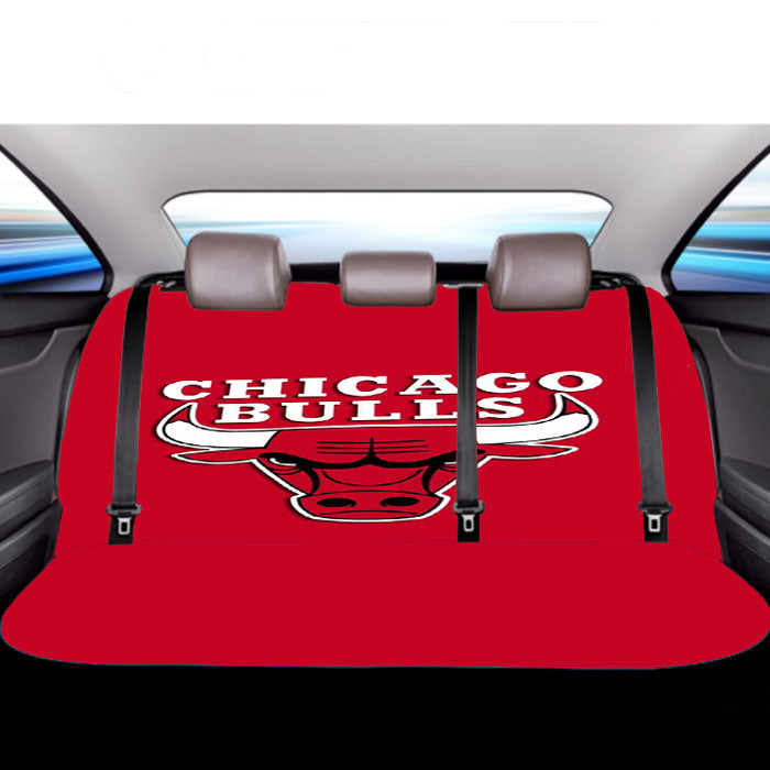 Chicago Bulls Jersey Red Wallpaper Car Back Rear Seat Covers