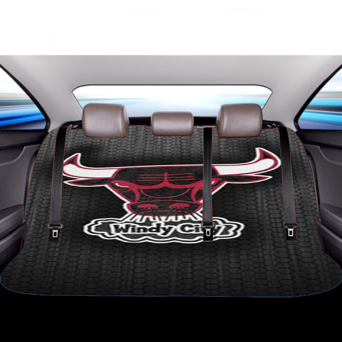 Chicago Bulls Logo Car Back Rear Seat Covers