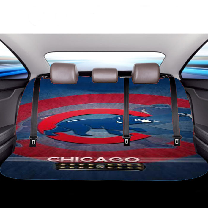 Chicago Cubs Car Back Rear Seat Covers