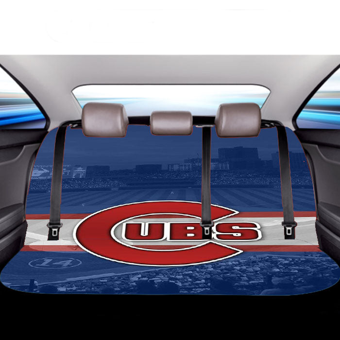 Chicago Cubs Atmosphere Car Back Rear Seat Covers