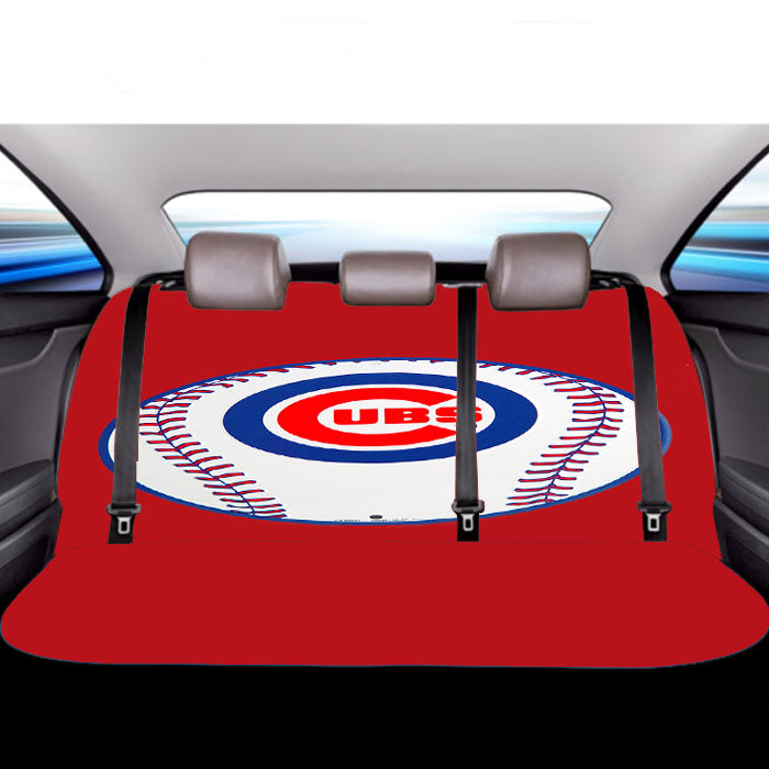Chicago Cubs Baseball Logo Car Back Rear Seat Covers