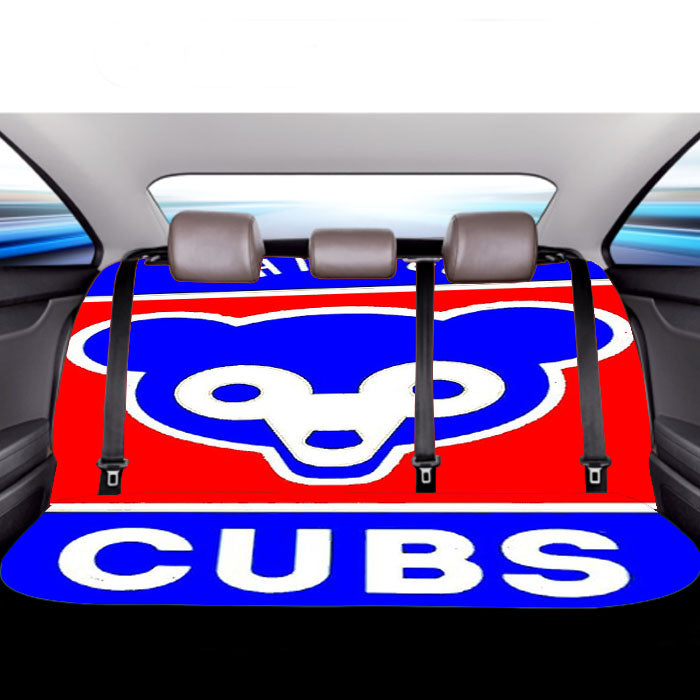 Chicago Cubs Bear 2 Car Back Rear Seat Covers