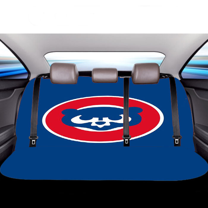 Chicago Cubs Cc Car Back Rear Seat Covers