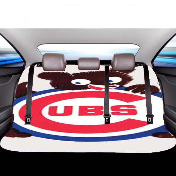 Chicago Cubs Cute Logo Car Back Rear Seat Covers