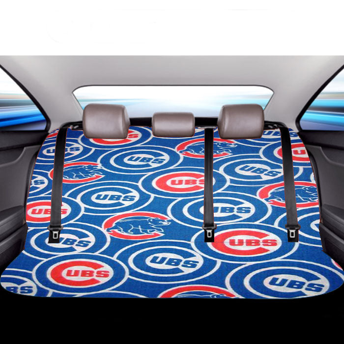 Chicago Cubs Full Pattern Car Back Rear Seat Covers