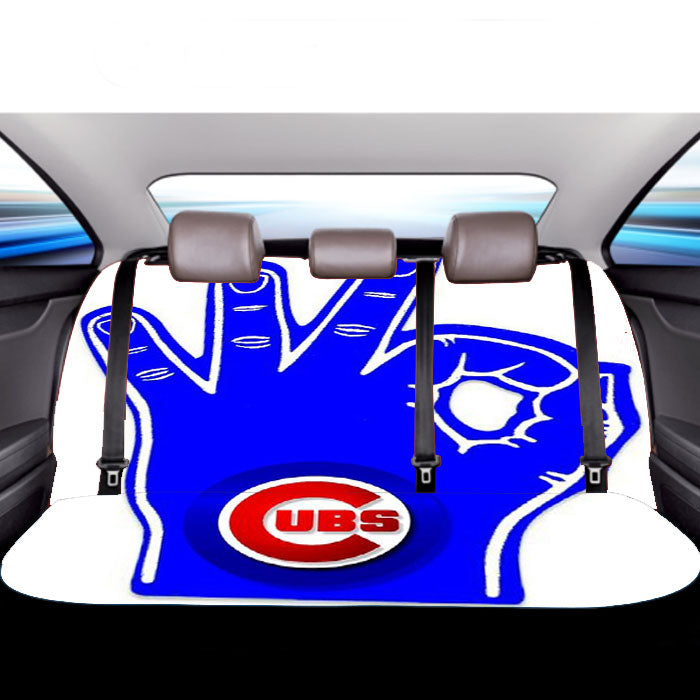 Chicago Cubs Hand Oke Car Back Rear Seat Covers