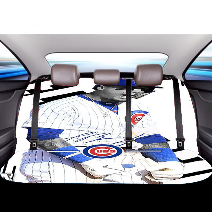 Chicago Cubs Heroes Car Back Rear Seat Covers