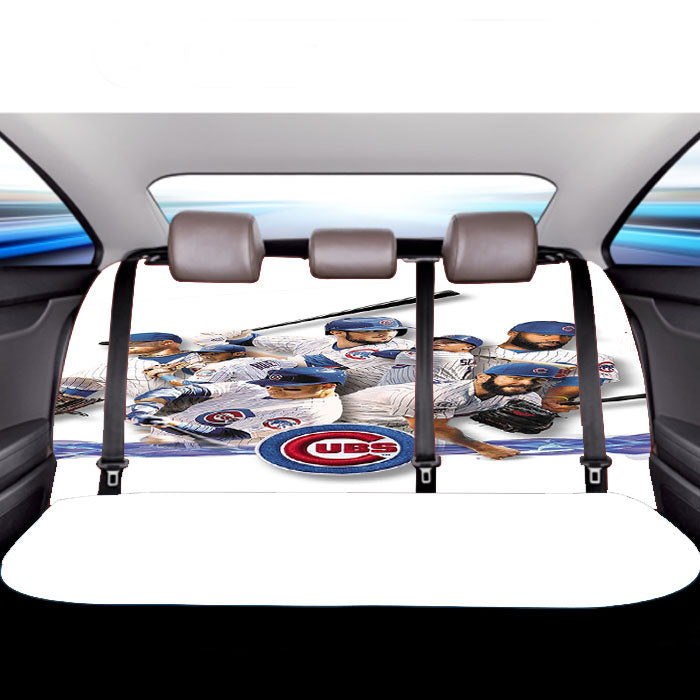Chicago Cubs Legend Player Car Back Rear Seat Covers