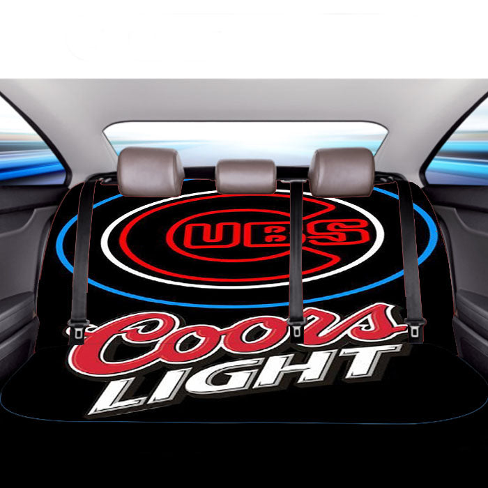 Chicago Cubs Light House Car Back Rear Seat Covers