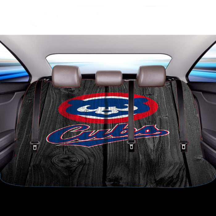 Chicago Cubs Logo Car Back Rear Seat Covers