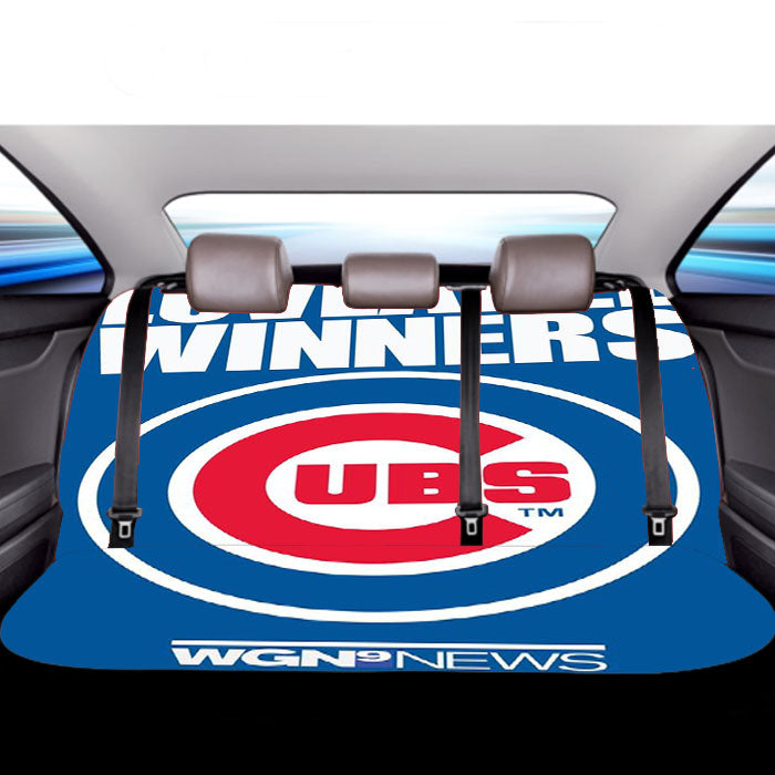 Chicago Cubs Loveable Winner Car Back Rear Seat Covers