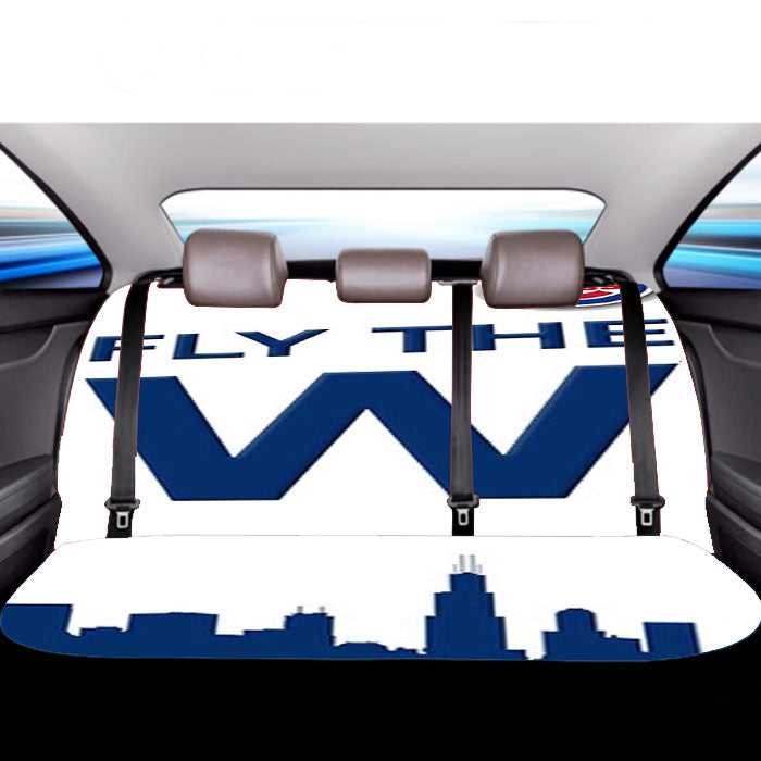 Chicago Cubs Mlb Icon Car Back Rear Seat Covers