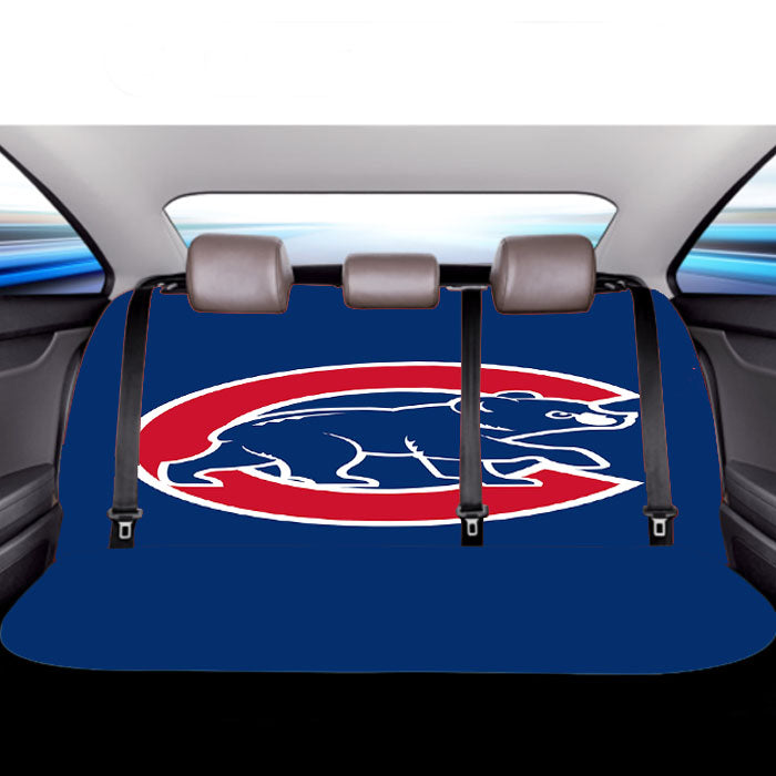 Chicago Cubs Nfl Car Back Rear Seat Covers