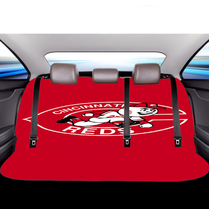 Cincinnati Red Logo Car Back Rear Seat Covers