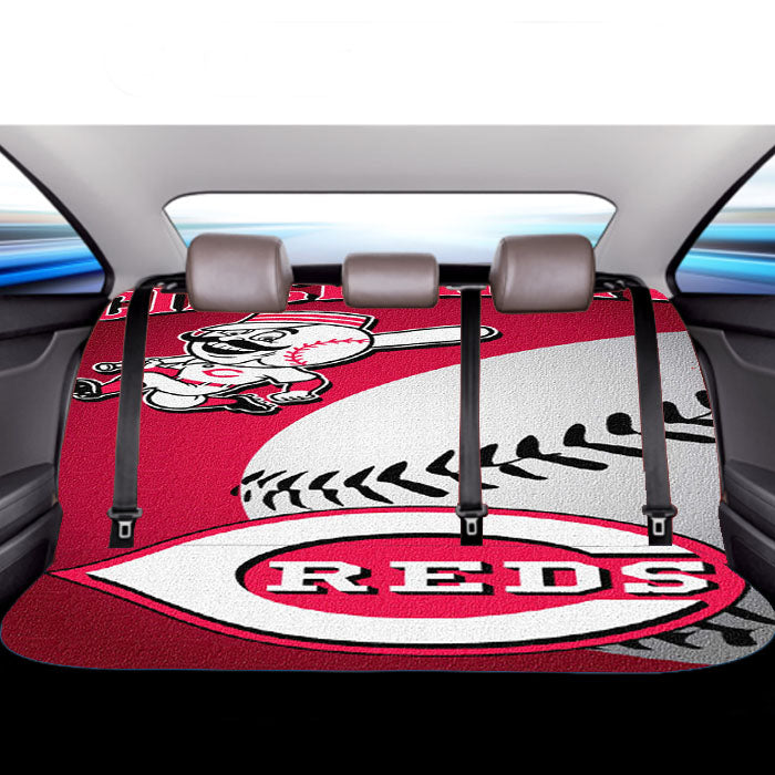 Cincinnati Red Wallpaper Car Back Rear Seat Covers