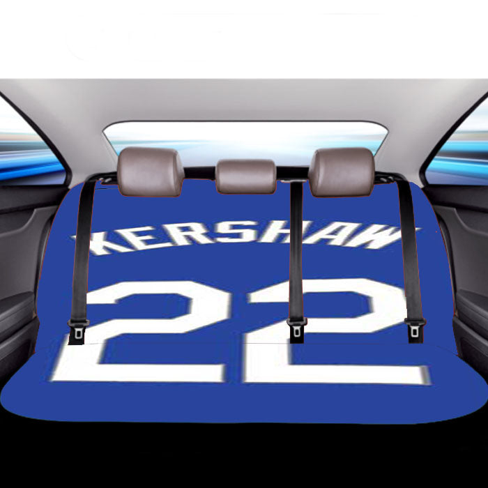 Clayton Kershaw Jersey Car Back Rear Seat Covers