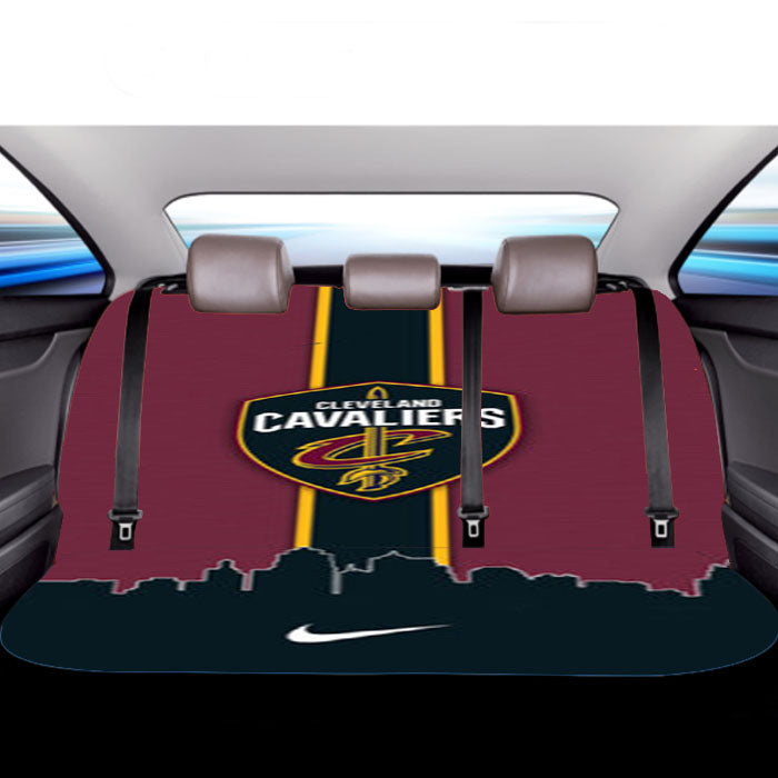 Cleveland Cavaliers Basketball Team Car Back Rear Seat Covers