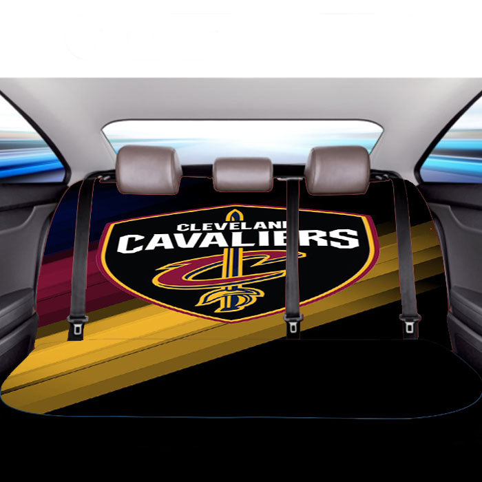 Cleveland Cavaliers Logo Wallpaper Car Back Rear Seat Covers