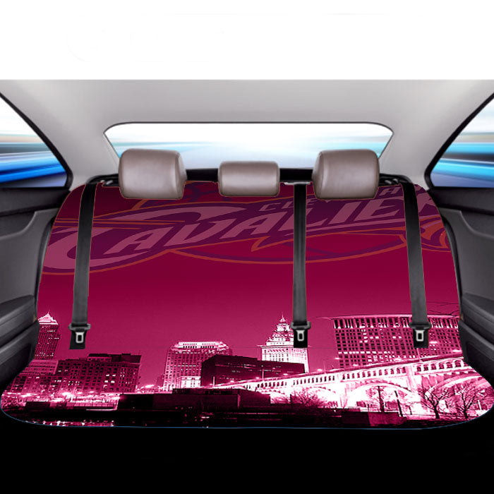 Cleveland Cavaliers Night City Car Back Rear Seat Covers
