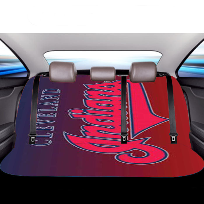Cleveland Indians Logo Gradient Car Back Rear Seat Covers