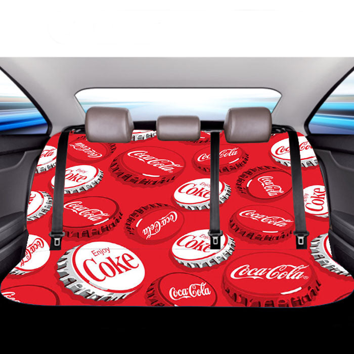 Coca-Cola Caps Car Back Rear Seat Covers