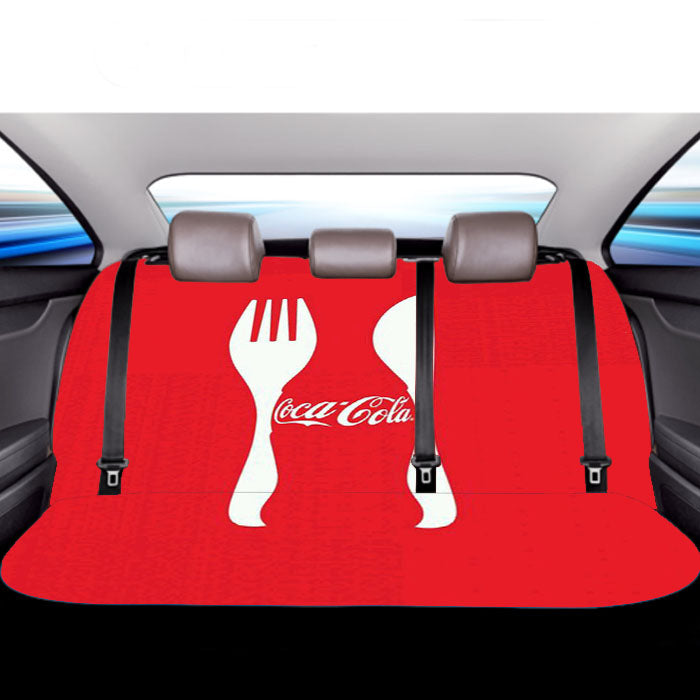 Coca Cola Car Back Rear Seat Covers