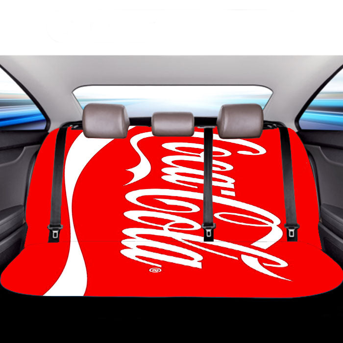 Coca Cola Logo Car Back Rear Seat Covers