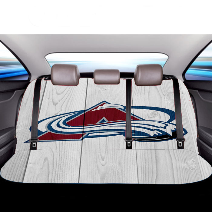 Colorado Avalanche Nhl Logo Car Back Rear Seat Covers