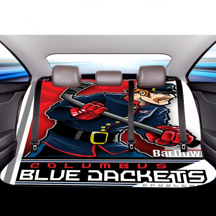 Columbus Blue Dackets Hockey Car Back Rear Seat Covers