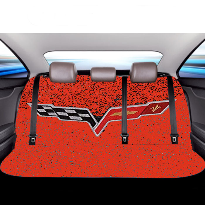 Corvette Art Logo 006 Car Back Rear Seat Covers