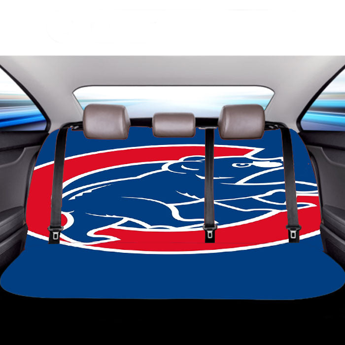 Cubs Chicago Bear Logo Car Back Rear Seat Covers