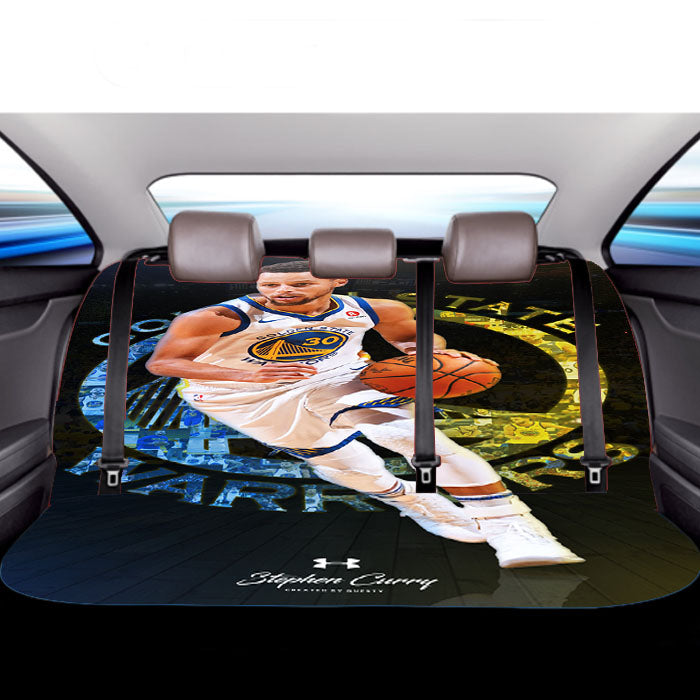 Curry Golden States Warrior 30 Car Back Rear Seat Covers