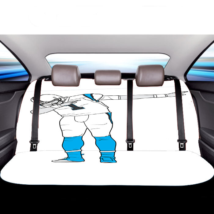 Dab Cam Newton Cartoon Car Back Rear Seat Covers