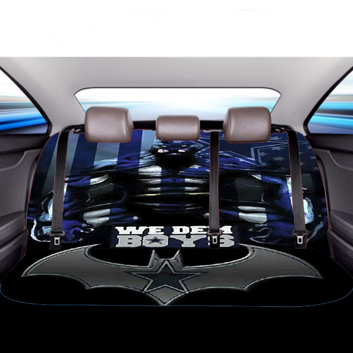 Dallas Cowboys Batman Car Back Rear Seat Covers