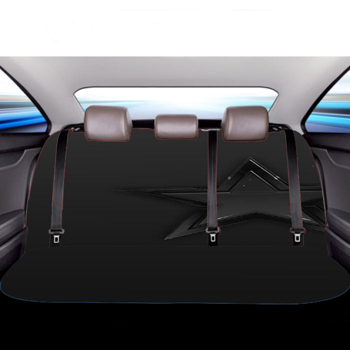Dallas Cowboys Black Star Car Back Rear Seat Covers