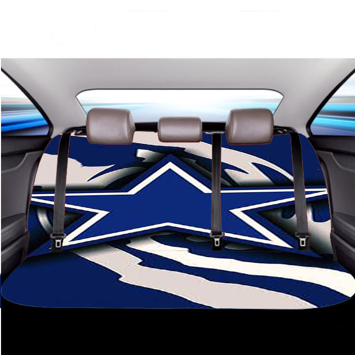 Dallas Cowboys Blue 1 Car Back Rear Seat Covers