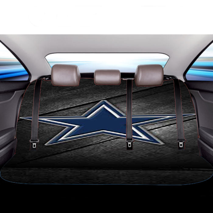 Dallas Cowboys Diagonal Wood Car Back Rear Seat Covers