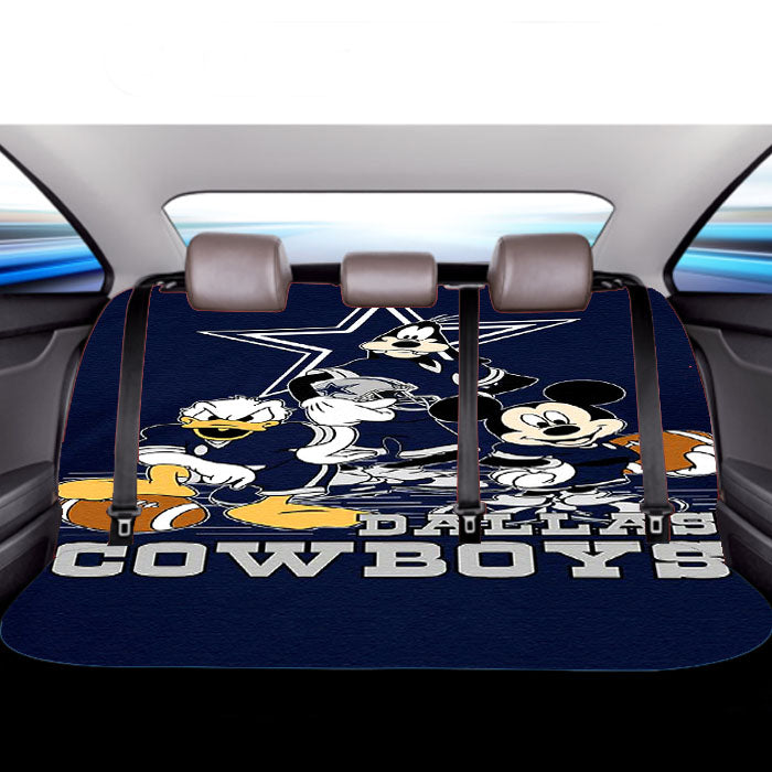 Dallas Cowboys Disney Car Back Rear Seat Covers