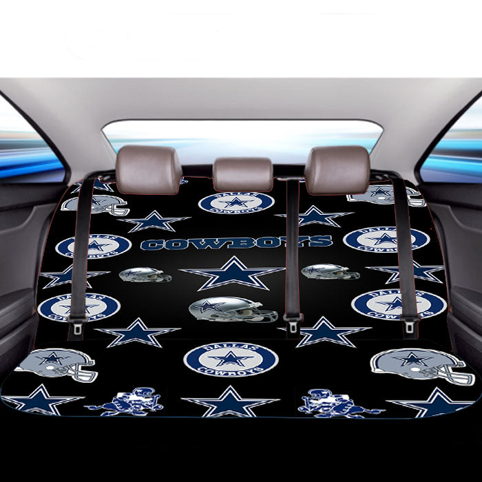 Dallas Cowboys Logo Pattern Car Back Rear Seat Covers