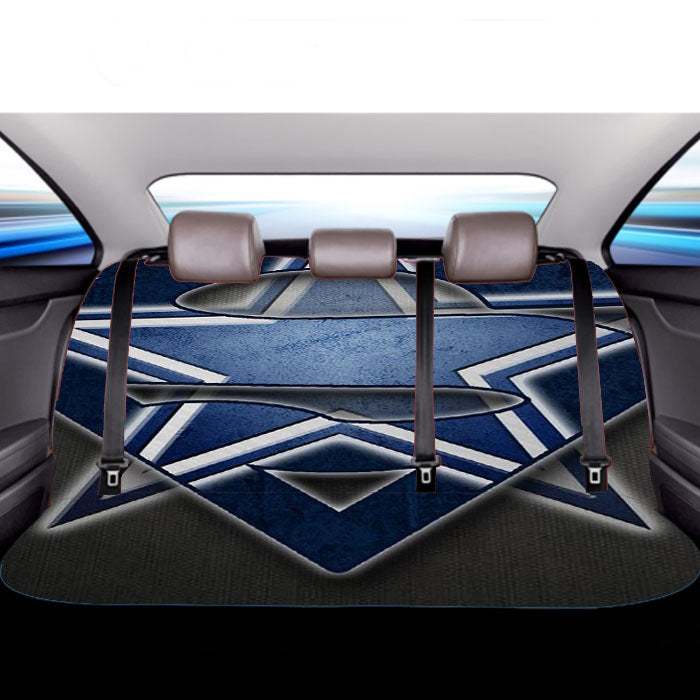 Dallas Cowboys Superman Logo Car Back Rear Seat Covers