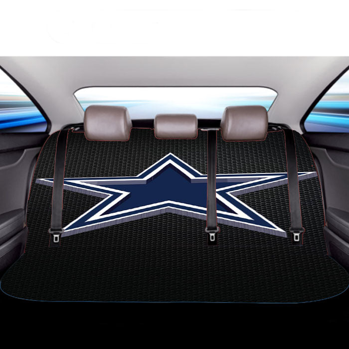Dallas Cowboys Wallapaper Carbon Car Back Rear Seat Covers