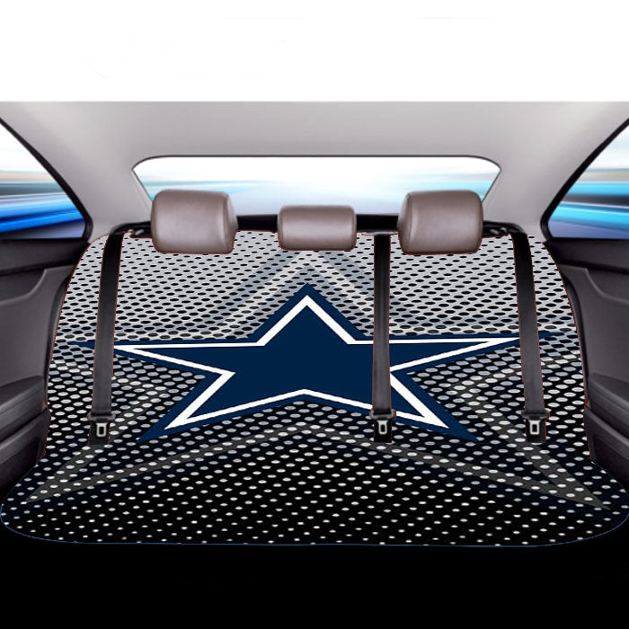 Dallas Cowboys Wallapaper Carbon 2 Car Back Rear Seat Covers