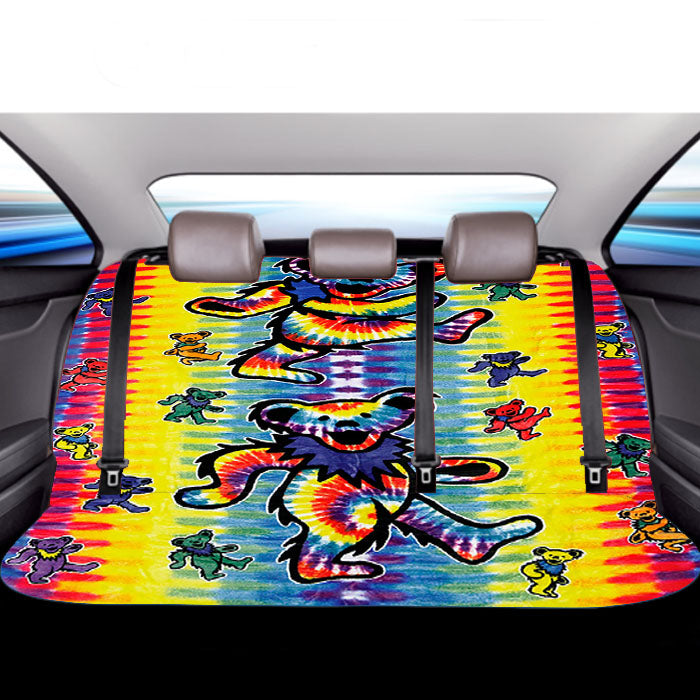 Dancing Bears Grateful Dead Colorfull Car Back Rear Seat Covers