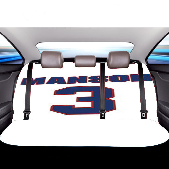 Dave Manson National Hockey Car Back Rear Seat Covers