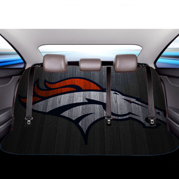 Denver Broncos Car Back Rear Seat Covers