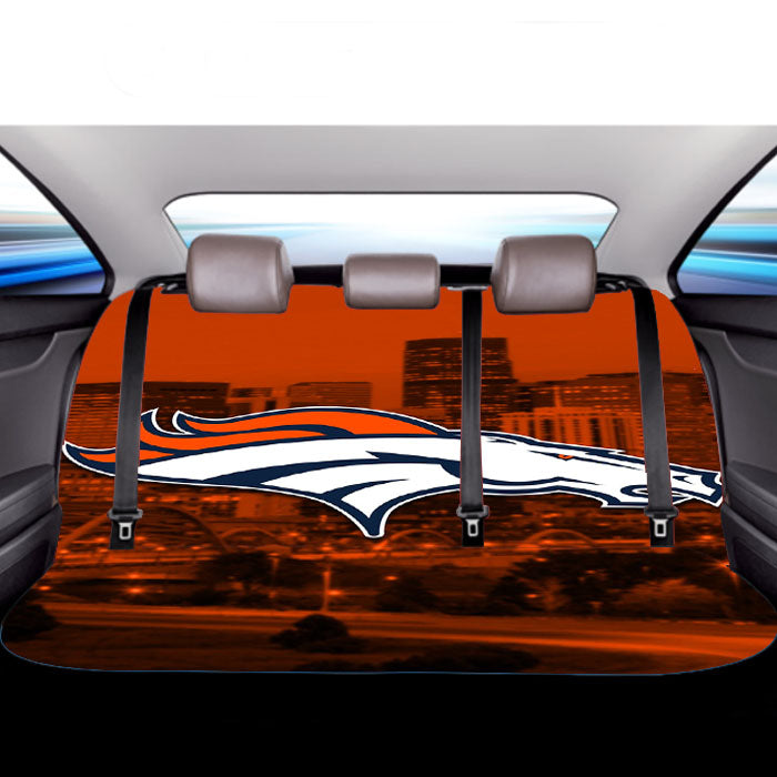 Denver Broncos Emblem Car Back Rear Seat Covers