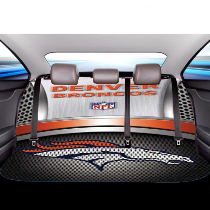 Denver Broncos Meshbox Car Back Rear Seat Covers
